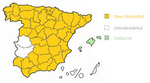 zonas con montaje
